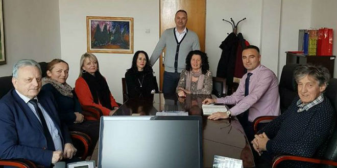 Acting Rector of the University of East Sarajevo, together with his associates, visited the Faculty of Education in Bijeljina