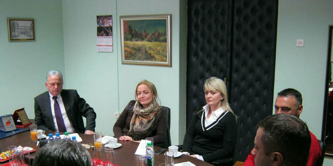 Acting Rector of the University of East Sarajevo Professor Stevo Pasalic visited the Faculty of Economics in Brcko.