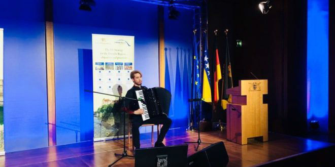 Student of the Music Academy of the University of East Sarajevo Stefan Ceha gave a performance in Berlin as a representative of Bosnia and Herzegovina