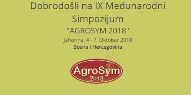 IX International Agricultural Symposium 