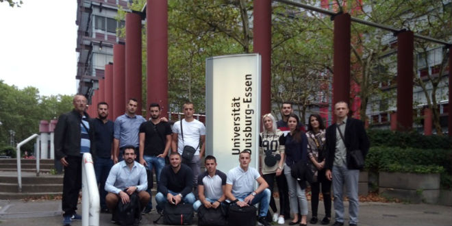 Students of the Faculty of Mechanical Engineering visited the University Duisburg-Essen in Germany
