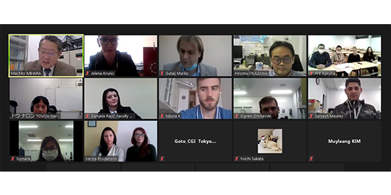Online meeting of representatives of the University of East Sarajevo and Tokyo Agricultural University