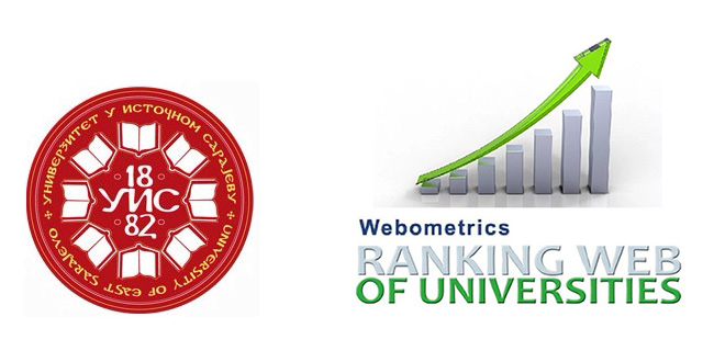 New progress of the University of East Sarajevo on the Webometrics ranking list
