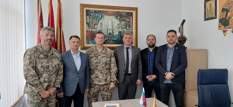 Посјета бригадира Максимовића Институту историјских наука