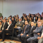 ПАЛЕ, 21. МАЈА /СРНА/ - Предсједник Владе Републике Српске Радован Вишковић и министар за научнотехнолошки развој и високо образовање Српске Жељко Будимир присуствују свечаној академији поводом Дана и крсне славе Филозофског факултета Универзитета у Источном Сарајеву - Светог Јо